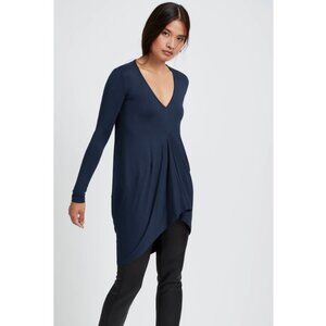 NWT Marcella Read Top in Dark Blue, Womens Large